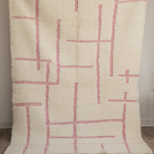 Tapis rose Béni Ouarain