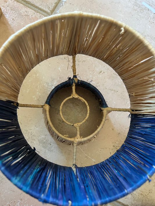 Lampe à poser bleu